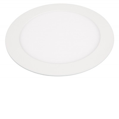 UNION PANELS RRO Stropní podhledové svítidlo, těleso hliník, povrch bílá, dufuzor plast, LED 12W, 1050lm, teplá 3000K, Ra80, 230V, IP20, rozměry d=170mm, h=10mm, trafo na kabelu
