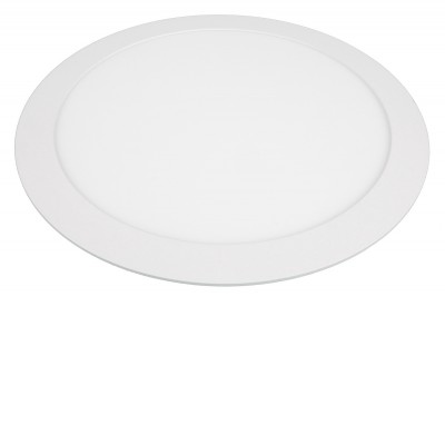 UNION PANELS RRO Stropní podhledové svítidlo, těleso hliník, povrch bílá, dufuzor plast, LED 24W, 2000lm, teplá 3000K, Ra80, 230V, IP20, rozměry d=300mm, h=10mm, trafo na kabelu