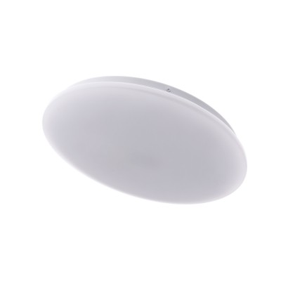 KARST 20W nouzové Nouzové svítidlo, SA - výdrž 2h, základna kov, povrch bílá, difuzor plast opál, LED 20W, denní 6500K, 2450lm, Ra80, 230V, zvýšené krytí IP44,  rozměry d=330mm, h=45mm.