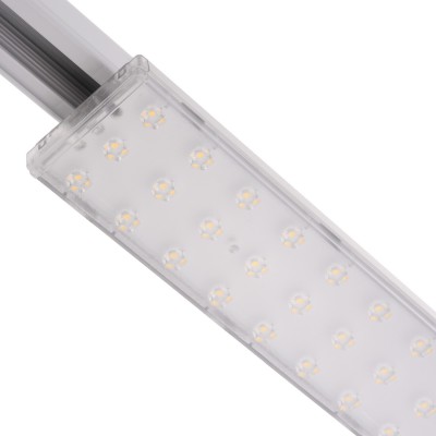 LINIONE LED 61W, 90° Kolejnicové svítidlo, plast bílá, difuzor opál, LED, přep příkon 66W, 58W, 49W, 41W, 11700lm, teplá 3000K, vyzař úh 90°, Ra85, 230V, IP20, rozměry 1204x64x69 mm, do 3F lišty NORDIC ALUMINIUM