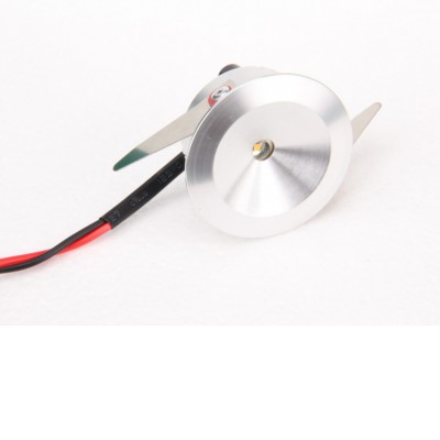 LACCARI I 3W Stropní podhledové bodové svítidlo, těleso hliník, povrch broušený, LED 3W. teplá 3000K/240lm, denní 6000K/260lm, 12V, IP20, rozměry d=41,5mm, h=25mm.