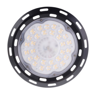 HIGHBAY UFO CEPA 200W IP65 Závěsné průmyslové svítidlo, těleso kov, povrch černá, krycí plast čirý, LED 200W, 22000lm, neutrální 4000K, Ra80, vyzař. úhel 90°, 230V, IP65, rozměry d=360mm, h=60mm.