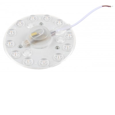 LM 10W LED modul pro náhradu žárovek ve svítidlech, základna plast, bílá, LED 10W, 880lm, denní 6000K, Ra80, 230V, IP20, d=120mm, h=25mm, montáž na magnet