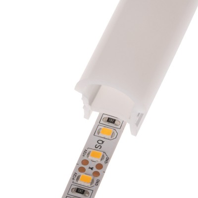 VITRICU LED 18x18 Vestavný silikonový profil, obloukový, pro instalaci LED pásků šířky max w=11mm, s příkonem pásku max w=9,6W/m, rozměry 18x18mm, cena za 1m
