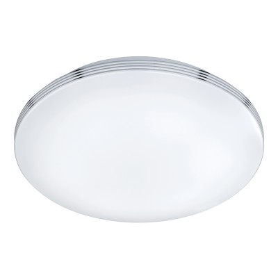 APART LED 18W Stropní svítidlo, základna kov, povrch chrom, difuzor plast opál, LED 1x18W, teplá 3000K, 1600lm, 230V, do koupelny IP44, tř.1, rozměry d=350mm, h=95mm.