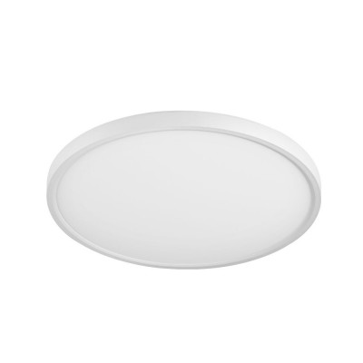 KERYO 36W/50W, CCT Stropní přisazené svítidlo, těleso plast černá/bílá, difuzor plast opál, LED 36W/3600lm, 50W/5000lm, CCT nastav teplota teplá 3000K-denní 6500K, dálk ovl. stmív., 230V, IP20, rozměry dle typu.