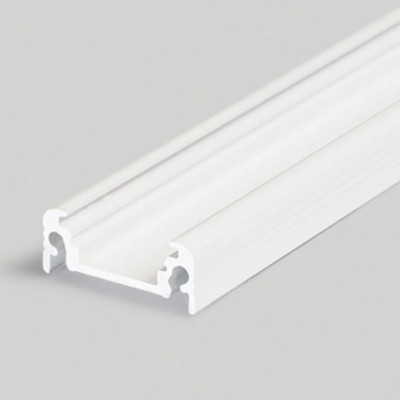 CHENO PROFIL 20x8mm Přisazený, stropní profil pro LED pásky, materiál hliník, povrch bílý, max šířka LED pásků w=10mm, rozměry 20x8mm, l=4000mm