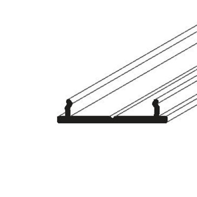 SOPHI PROFIL 18x3,8mm Přisazený profil pro LED pásky, materiál hliník, povrch surový/elox šedostříbrný mat, max šířka LED pásků 12mm, rozměry 18x3,8mm, délka dle typu, montáž pomocí šroubů nebo adhezních pásků