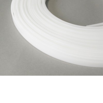 DNC2 10,2x2mm Nasouvací difuzor k profilu pro LED pásky, materiál plast PMMA, povrch opál propustnost 70%, rozměry 10,2x2mm, délka l=20m.