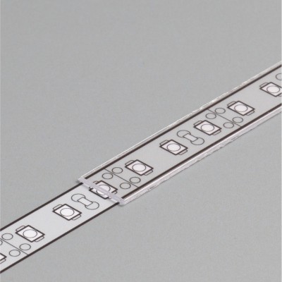 DNA 10x0,8mm VÝPRODEJ Nasouvací difuzor k profilu pro LED pásky, materiál polykarbonát PC/PP, povrch čirá, propustnost 93%, rozměry 10x0,8mm, l=2000mm