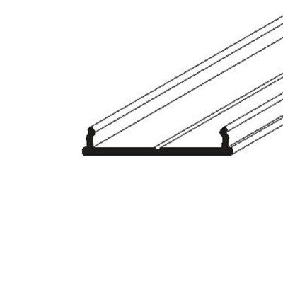 SOPHI PROFIL 20,5x3,8mm Přisazený profil pro LED pásky, materiál hliník, povrch surový/elox/bílý/černý, max šířka LED pásků 16mm, rozměry 20,5x3,8mm, délka dle typu, montáž pomocí šroubů nebo adhezních pásků