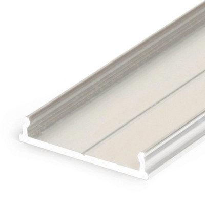 SOPHI PROFIL 20,5x3,8mm Přisazený profil pro LED pásky, materiál hliník elox, max šířka LED pásků w=16mm, rozměry 20,5x3,8mm, l=2000mm, montáž pomocí šroubů nebo adhezních pásků