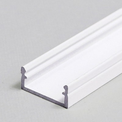 FRITILA PROFIL 6,6x14,4mm Přisazený profil pro LED pásky, materiál hliník, povrch bílá, max šířka LED pásků w=12mm, rozměry 6,6x14,4mm, l=3000mm