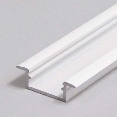 FILAGO profil Vestavný, zápustný profil pro LED pásky, materiál hliník, povrch bílý, max šířka LED pásků w=12mm, rozměry 6,6x21,3mm, l=4000mm
