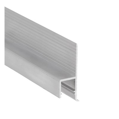 CIVIU 38,6x12,6mm Vestavný, bezrámečkový profil do sádrokartonu, pro LED pásky, materiál hliník, povrch surový/elox šedostříbrný, max šířka LED pásků 10mm, rozměry 38,6x12,6mm, délka dle typu