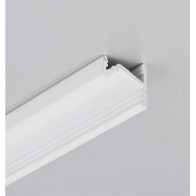 SANAO profil 15,2x16,1 Rohový profil pro LED pásky, sklon 60°, nebo 30°, materiál hliník, povrch bílý, max šířka LED pásků w=10mm, rozměry 15,2x16,1mm, délka l=3000mm.