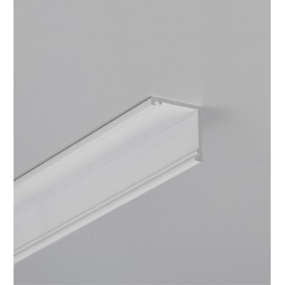 MADY 16,5x16,5mm Přisazený rohový profil pro LED pásky 2x12mm, materiál hliník, povrch bílý, rozměry 16,5x16,5mm, délka l=3000mm.