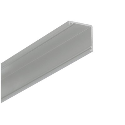 MADY 16,5x16,5mm Přisazený rohový profil pro LED pásky 2x12mm, materiál hliník, povrch elox šedostříbrný, rozměry 16,5x16,5mm, délka l=4050mm.