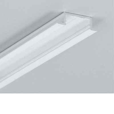 PROTL profil 25x7,4 Vestavný, profil pro LED pásky, materiál hliník, povrch bílý, max šířka LED pásků 14mm, rozměry 25x7,4mm, délka l=4050mm.