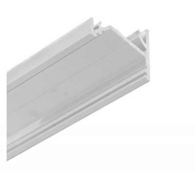 MAIUS 19,5x24mm Přisazený profil pro LED pásky, pro výrobu lineárního svítidla, materiál hliník, povrch surový, max šířka LED pásků w=16mm, rozměry 19,5x24mm, délka l=4050mm.