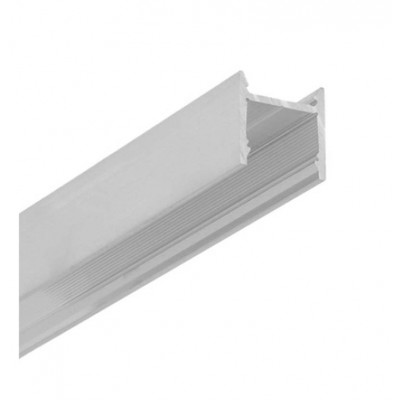 CESTR profil 16x16 Přisazený, závěsný profil pro LED pásky, materiál hliník, povrch surový, max šířka LED pásků w=12mm, rozměry 16x16mm, délka l=2000mm.