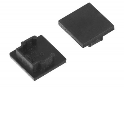 RENNE koncovka 17,6x17,6 Koncovka profilu pro LED pásky, materiál plast, povrch bílá/stříbrná/černá/šedá, 17,6x17,6mm, 1ks v balení.