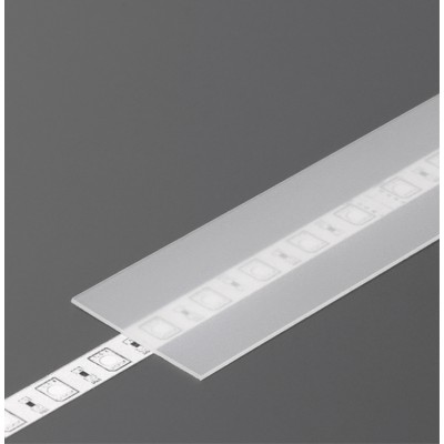 DNA9 31x0,8mm Nasouvací difuzor k profilu pro LED pásky, materiál plast PP, povrch matný, propustnost 90%, rozměry 23,1x0,8mm, délka l=2000mm.
