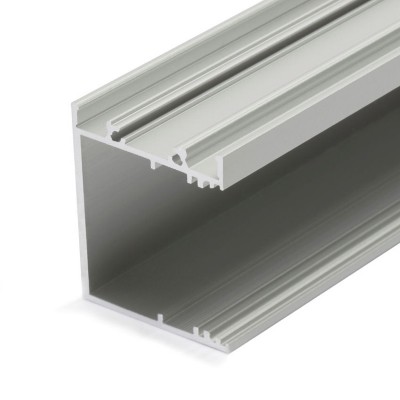 NUPHAR PROFIL 38 WALL 38x33,4mm Nástěnný profil pro LED pásky, materiál hliník, povrch černý, max šířka LED pásků w=30mm, boční úchyt LED pásků, rozměry 38x33,4mm, l=2000mm