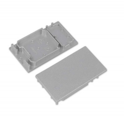 FUZE koncovka I Koncovka profilu pro LED pásky, materiál plast, povrch stříbrná, 1ks v balení.