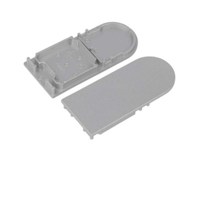 FUZE koncovka II Koncovka profilu pro LED pásky, materiál plast, povrch stříbrná, 1ks v balení.