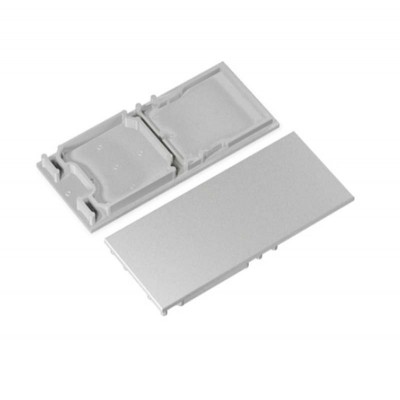 FUZE koncovka III Koncovka profilu pro LED pásky, materiál plast, povrch stříbrná, 1ks v balení.