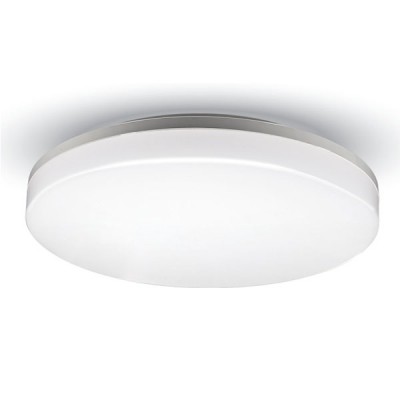 NEBEL RD IP44 VÝPRODEJ Stropní svítidlo, kruhové, základna plast, povrch bílá, difuzor plast opál, LED 25W, neutrální 4000K, 2000lm, Ra80, 230V, do koupelny IP44, d=300mm, h=50mm