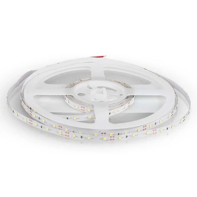 LED pásek 60LED/m 4,2W/m 420lm/m, 12V LED pásek, těleso plast, povrch bílá, 60LED, 4,2W/m, teplá 3000K, nebo neutrální 4000K, 420lm/m, Ra80, dělení po 50mm, vyzařovací úhel 120°, Ra80, vyzařovací úhel 120°, Ra80, 12V, rozměry w=8mm, l=5000mm, cena za 1m