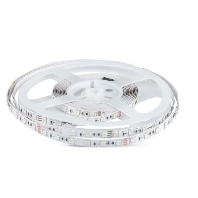 LED pásek 60LED/m, 10W/m, 830lm/m, 24V LED pásek, těleso plast, povrch bílá, 60LED/m,10W/m, neutrální 4000K, 830lm/m, vyzařovací úhel 120°, Ra80, 24V, dělení po 50mm, rozměry w=10mm, l=5000mm, cena za 1m
