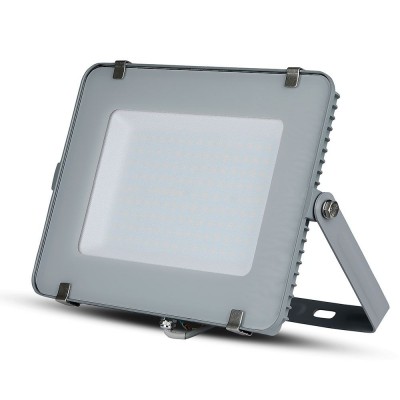 300W slim Světlomet, venkovní reflektor, těleso hliník, povrch šedá, krycí sklo čiré, LED 300W, 24000lm, neutrální 4000K, 230V, IP65, rozměry 529x415x55mm