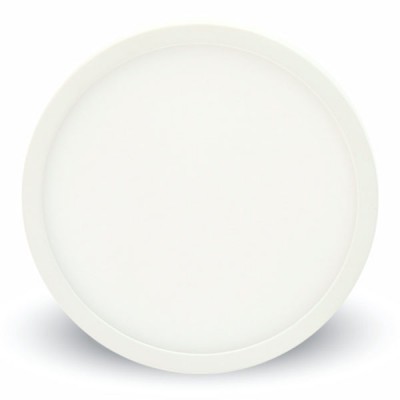 QEL R, 6W, 12W, 18W Stropní, přisazené, kruhové svítidlo, těleso hliník, povrch bílá, difuzor plast opál, LED 6W/12W/18W, teplá 3000K, nebo neutrální 4000K, nebo denní 6400K, 230V, IP20, tř.1, rozměry průměr dle typu, h=24mm