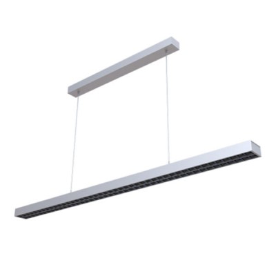 BRONO LED 30W+30W Závěsné svítidlo, těleso hliník, povrch bílá, LED 30W+30W, neutrální 4000K, 3300lm, 230V, IP20, tř.1, rozměry 1179x64x35mm, vč závěsu l=1200mm lze zkrátit, svítí nahoru/dolů