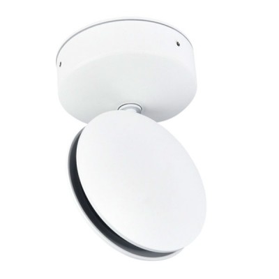 DERIO LED 7W IP65 venkovní Přisazené, venkovní svítidlo, těleso hliník, povrch bílá, difuzor plast opál, LED 7W, neutrální 4000K, 770lm, 230V, IP65, tř.1, rozměry 110x120x170mm