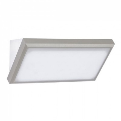 TRIAN LED 20W IP65 230V VÝPRODEJ Nástěnné venkovní svítidlo, těleso plast, povrch šedá, difuzor plast opál, LED 20W, teplá 3000K, 1000lm, Ra80, 230V, IP65, rozměry 310x120x114mm