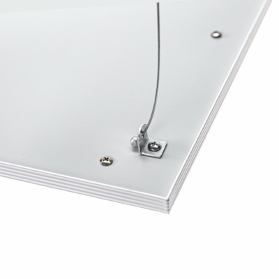 LZ07 - Lankový závěs pro LED panel, 1000mm Sada 4ks - Lankový závěs pro závěsnou instalaci LED panelů, materiál kov, l=1000mm