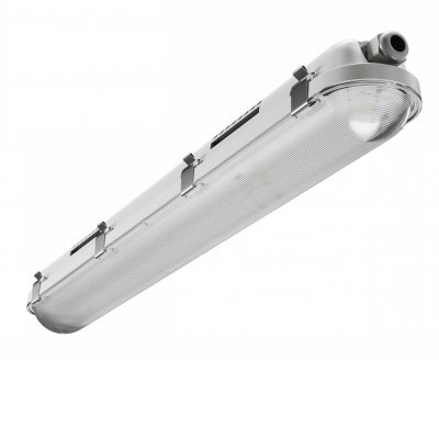NORMA LED 21W, 40W, 58W, 85W, IP65, IK10 Průmyslové prachotěsné svítidlo, plast šedá, difuzor plast, přepínatelný příkon 21W/12W, 3250lm, neutrální 4000K, vyzař. úhel 120°, Ra80, 230V, IP66, IK10 600x80x68mm, průběžné zapojení 3x1,5mm