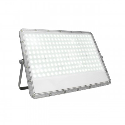 FRATER II 200W, IP65 LED reflektor, nastav. směr svícení, těleso hliník, povrch šedá, LED 200W, 18000lm, denní 6000K, vyzař. úhel 85°, Ra80, 230V, IP65,  tř.1. rozměry 410x290x30mm.