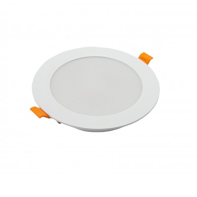 FUGA R 5W/8W/12W/18W/24W, IP44 Stropní podhledové svítidlo, kruhové, těleso plast bílá, difuzor plast opál, LED panel 5W/8W/12W/18W/24W, teplá 3000K/neutrální 4000K/denní 6000K, vyzař úhel 110°, 230V, do koupelny IP44, tř.2, rozměry dle typu.