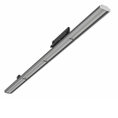 LINETRACK LED 12W-45W, CCT Kolejnicové svítidlo, plast černá, LED 12-42W, 5200lm, přepín teplota CCT 3000K/4000K/6000K, nast sklon svícení +-45°, vyzařovací úhel 90°, Ra90, 230V, IP20, rozměry 1200x60xmm, do 3F lišty Nordic A