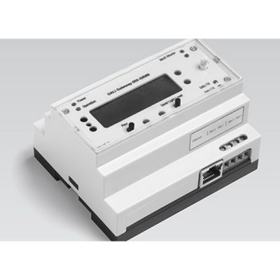 DALI IP GATEWAY DALI IP brána, pro ovládání osvětlení, pomocí iPhone/iPad z LAN, napájení 24V, montáž na DIN, rozměry 120x115x95mm