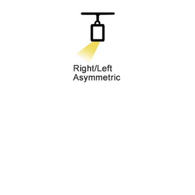 ASTORIA LED Závěsné svítidlo, těleso hliník, povrch bílá, LED 65W, neutrální 4000K, 8500lm, vyzař. 1x asymetriky, Ra80, stmív DALI, 230V, IP20, l=1414mm, 76x40mm, kabeláž 7 vodičů, koncovky SAMOSTATNĚ