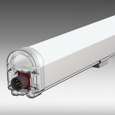 LINKIN LED 15W LINKABLE VÝPRODEJ Lineární, přisazené/závěsné průmyslové svítidlo těleso plast, difuzor plast, LED 15W, neutrální 4000K, 2100lm, Ra80, 230V, IP65, tř.2, 600x40x63mm, průběžná montáž