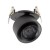 LIBERI BI R 15W Podhledové bodové svítidlo, výklopné +-90°,  těleso kov, povrch černá, LED 15W, 1627lm, neutrální 4000K, ZOOM nastavitelný vyzař. úhel 15°-45°, Ra90, 230V, IP40, tř.2, rozměry d=80mm, h=40mm.