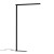 SPORET FL 48W Stojací kancelářská lampa, těleso hliník, povrch černá, dif plast opál, LED 48W, 4142lm, neutrální 4000K, vyzař úhel 100°/nahoru, 80°/dolů, UGR<19,  230V, IP40, 65x1933x984mm, svítí nahoru/dolů