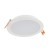 PORAD KRUH Stropní, podhledové, kruhové svítidlo, těleso hliník, povrch bílá, difuzor plast opál, LED 12W, neutrální 4000K, 997lm, vyzař. úhel 120°, 230V, IP20, Ra80, tř.2, rozměry d=150mm, h=25mm
